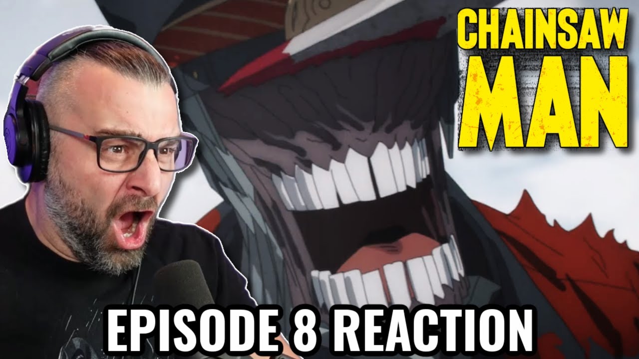 THAT WAS AMAZING WTH!! Gunfire  Chainsaw Man Episode 8 Reaction 1x8  チェンソーマン 