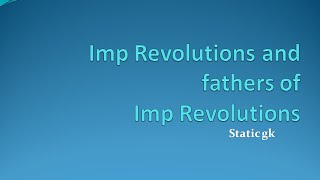 Important Revolutions and Fathers of Imp Revolutions in India For Bank Exams