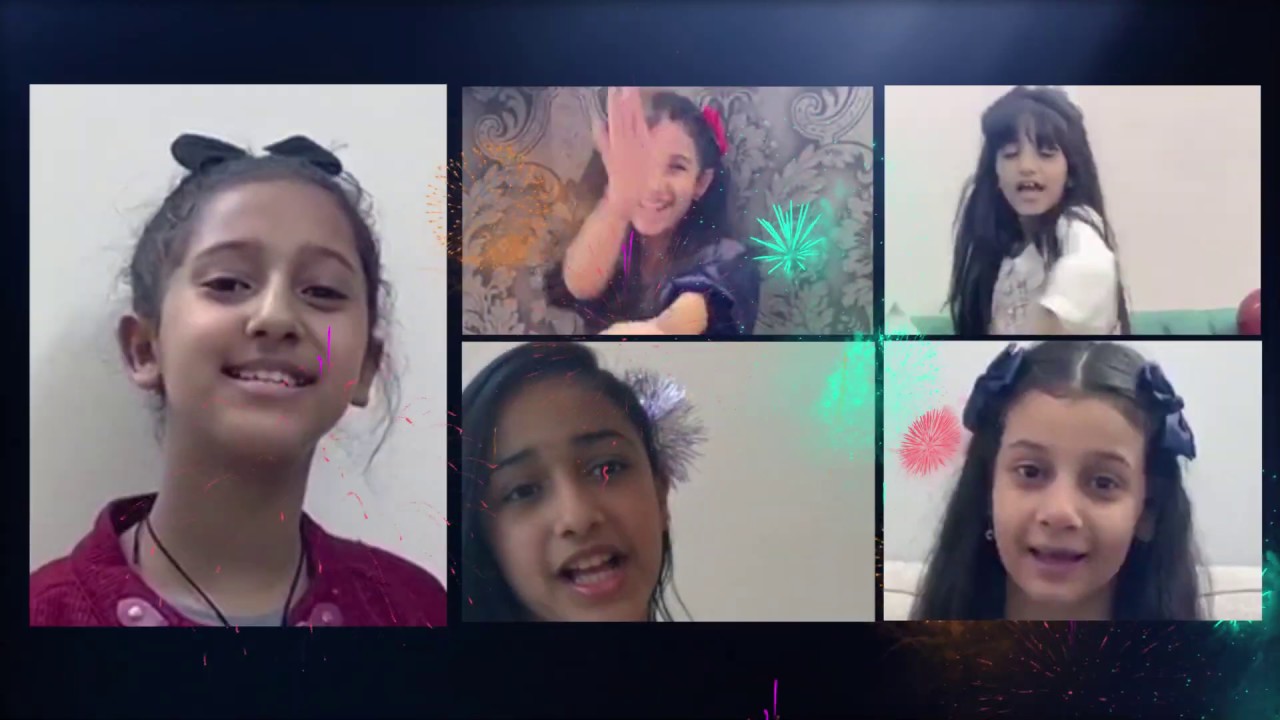 قناة اطفال ومواهب الفضائية كليب العيد للنجمتين فرح سرور وزهور الجداوي نسخة بالايقاع