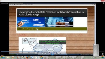 COOPERATIVE PROVABLE DATA POSSESSION FOR INTEGRITY VERIFICATION IN MULTI-CLOUD STORAGE