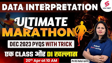 UGC NET Paper 1 Data Interpretation | Paper 1 Data Interpretation Marathon | NET Paper 1 | Priti Mam