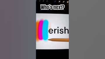 Name series 🎨~pick 3 colors|Procreate #satisfying #sub #art #nameart #requestedvideo #shorts