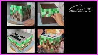 Decorating Minecraft Birthday Cake / Grass Block ( + Troubleshooting)