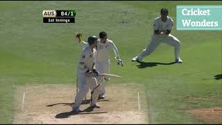 Daniel Vettori Best drift ball  ever - against Australia in 1st test 2010 screenshot 5