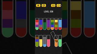 Water sort puzzle level 539