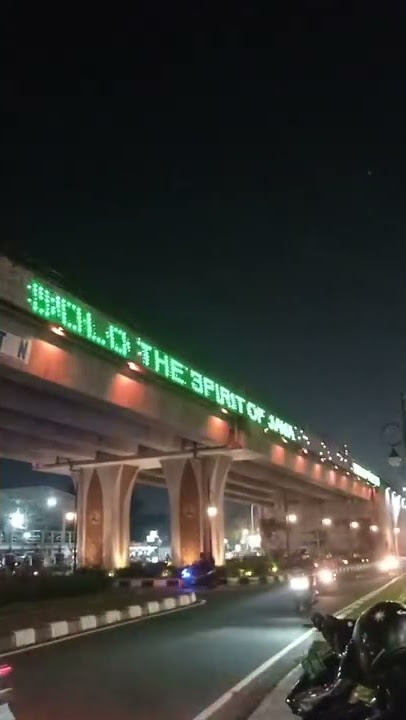 INDAHNYA FLY OVER PURWOSARI DI MALAM HARI #solo #solotraveler #shorts #kartasura #flyover