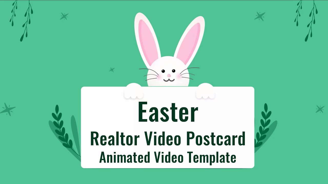 Easter Realtor Postcard Video Template No Copyright Without Text