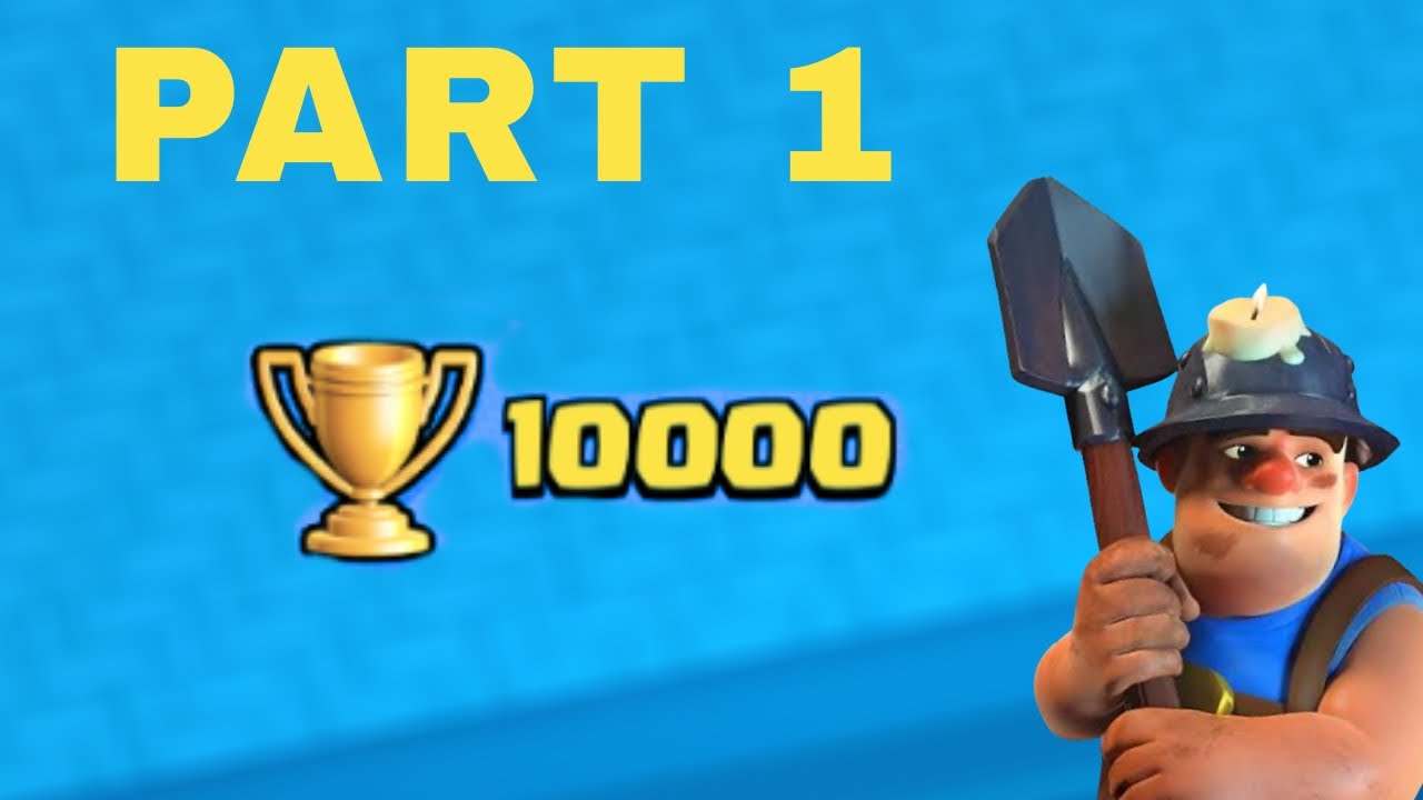 Pushing to 10,000 Trophies with Miner Poison is so fun!