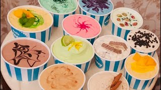 12 Ice Cream Flavors - ب٣ مكونات عملت ١٢ نوع ايس كريم 