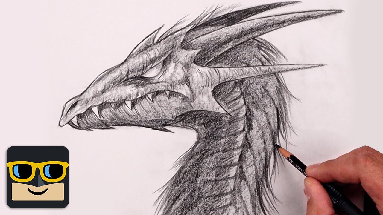 How To Draw a Dragon | Sketch Tutorial - YouTube