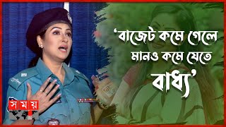 ২৪ বছরের ক্যারিয়ারে প্রথম পুলিশ চরিত্রে ছন্দা | Golam Farida Chhonda | Police Character | Somoy TV