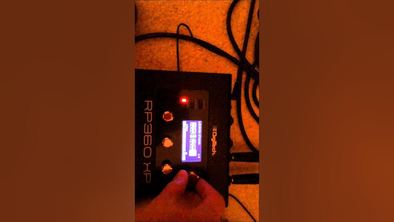 Digitech RP360xp Basics YouTube