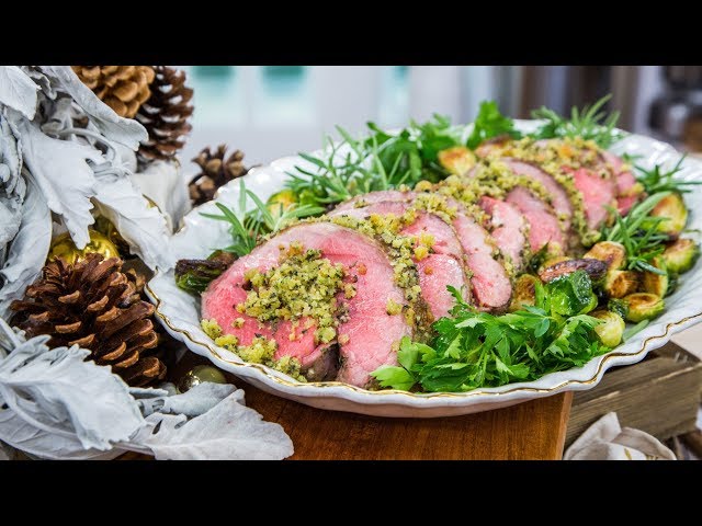 Herb Crusted Leg of New Zealand Grass-fed Lamb - Spoon Fork Bacon