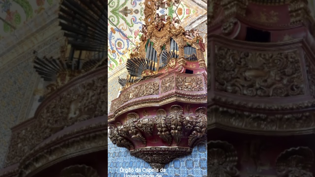 A beleza da Capela da Universidade de Coimbra em Portugal.