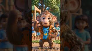 minku monkey or kela #littlemonkey #minkumonkey #halku