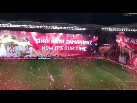 Türkiye - Rusya Maçı Trabzon'da Efsane Koreografi