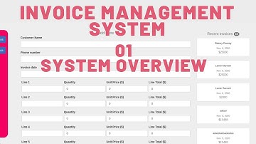 01 INVOICE MANAGEMENT SYSTEM - SYSTEM OVERVIEW