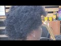 juicy wet two strand twist on natural hair