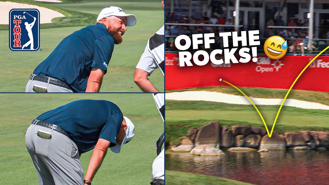 LUCKIEST shots from the 2026 PGA Tour season