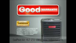CoolPoint Air- Branson MO,HVAC Air Conditioning. Goodman Heat Pumps.