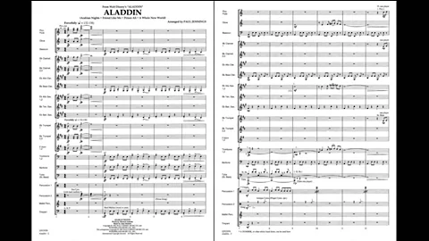 Aladdin (Medley) by Alan Menken/arr. Paul Jennings