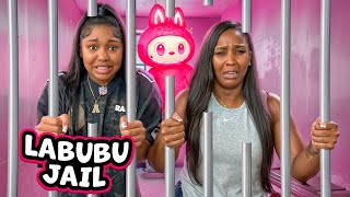 ESCAPE the PINK LABUBU Prison OBBY With Ahvi & Georgia