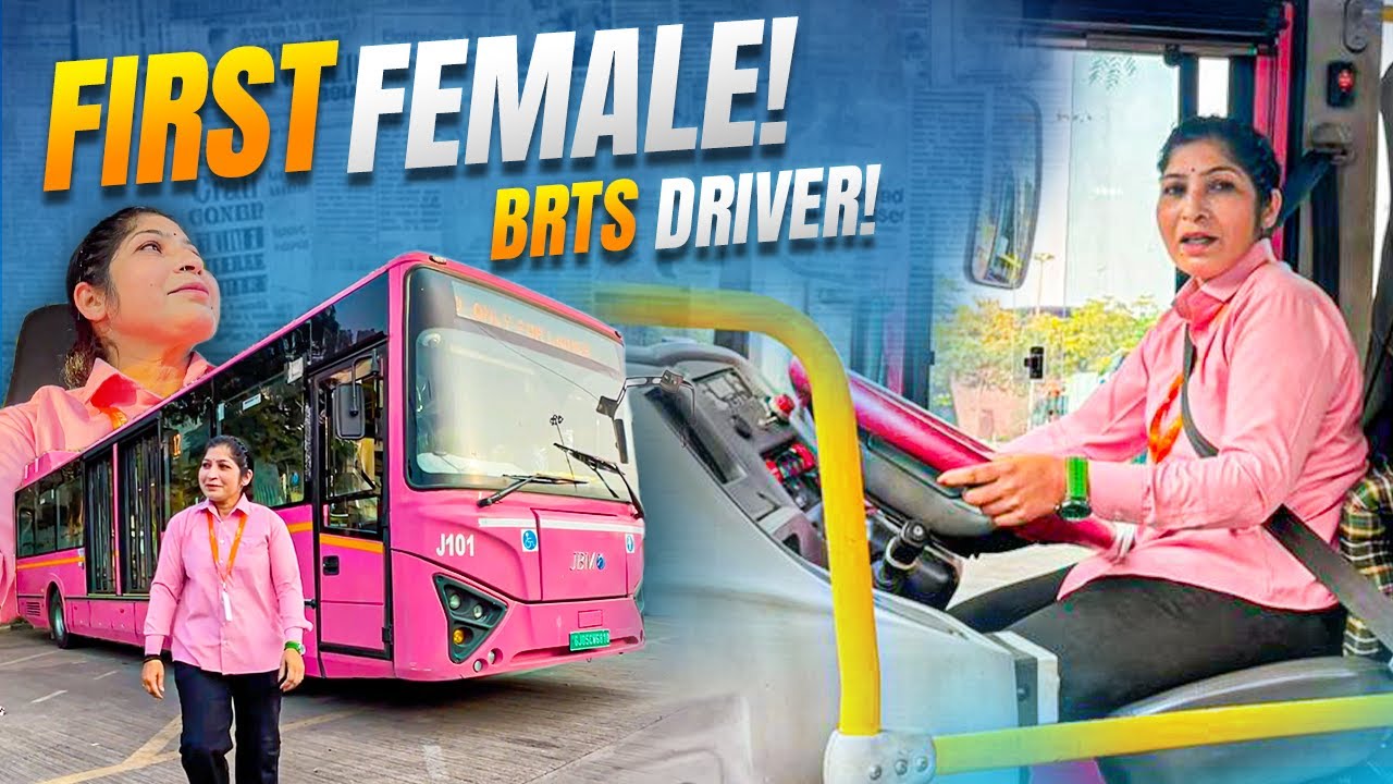 Surat’s First Female BRTS Bus Driver  | Gujarat | Kemchhosurat