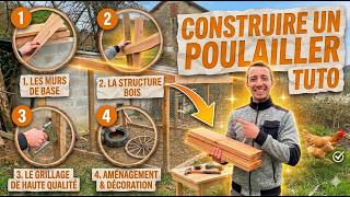 Mon poulailler de RÊVE enfin terminé | Voici comment faire (TUTO POULAILLER)