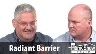 How do radiant barriers work with metal roofs?