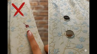 ⭐ “Why Your Buttons Don’t Look Clean! This Simple Sewing Trick Changes Everything”