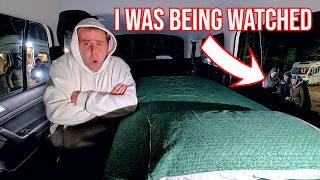 I HAD TO LEAVE! Cold Night Car Camping In The Woods Update