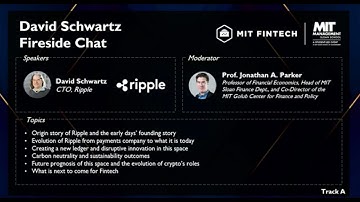 David Schwartz Talks On the XRPL Community and Sustainability at MIT FinTech Conference 2022