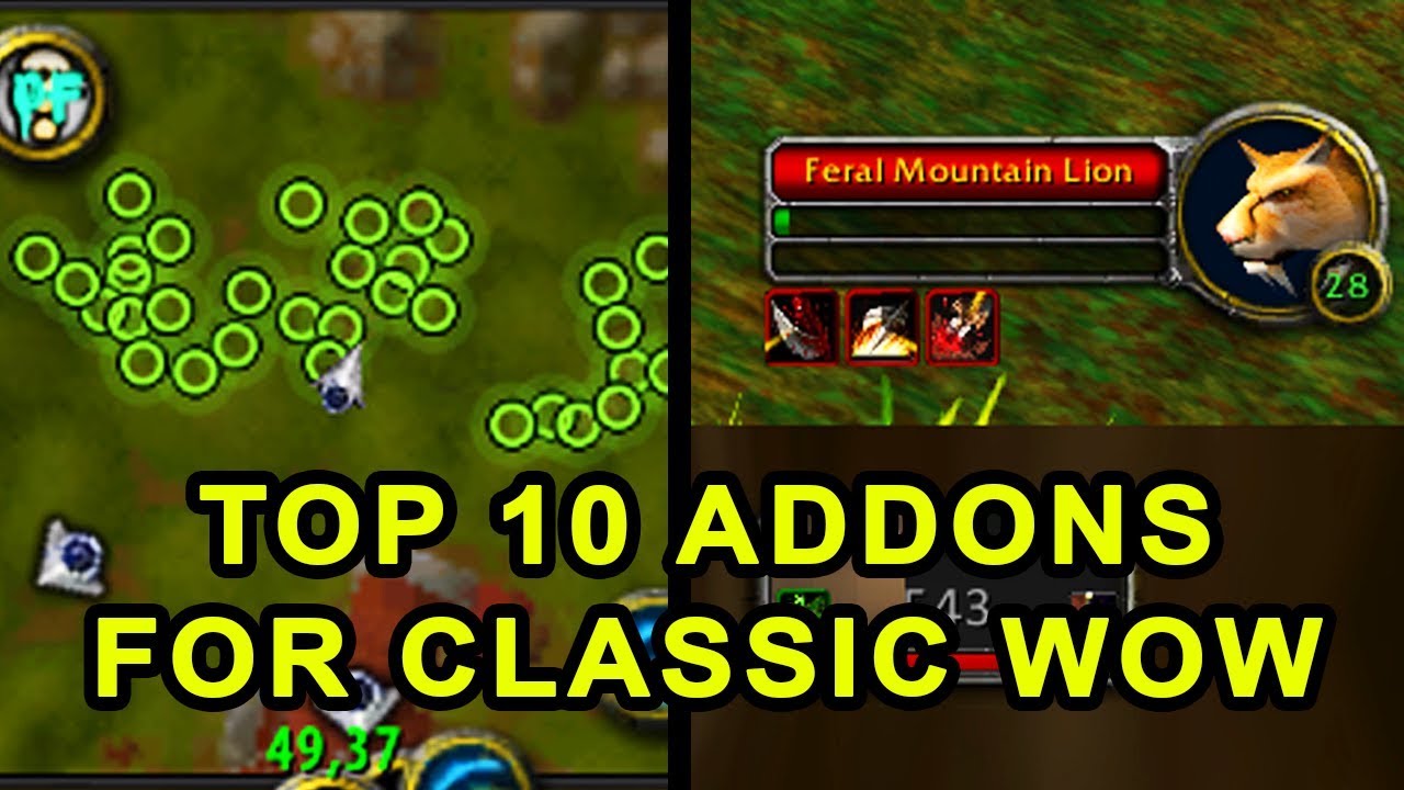 Top 10 Addons You Need for Classic WoW YouTube