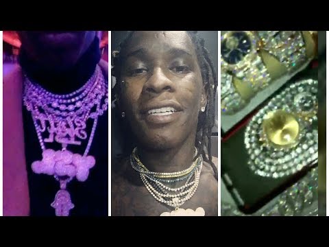 Young Thug Shows that He actually Wears over $500,000 in Jewelry on the Daily. Counts it up for us.