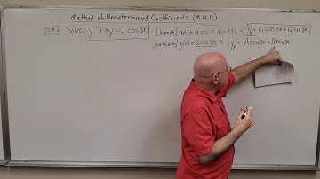 Differential Equations - 4.4 Method of Undetermined Coefficients Ex. #2