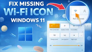 How To Fix Missing WiFi Icon in Windows 11 (Working Method)