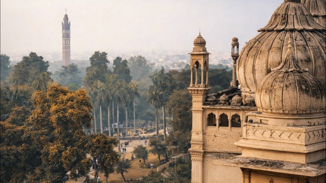 TOP 10 NEW PLACES TO VISIT IN LUCKNOW ~ LUCKNOW BADA IMAMBADA , GHANTA GHAR ~ 