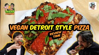 Vegan Pizza in Portland, Oregon at Boxcar Pizza| VEGAN | VEGANTWOSOME
