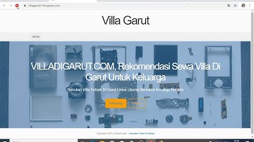 Cara Membuat Landing Page di Blogger/Blogspot