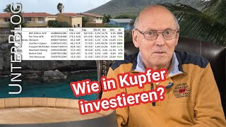 Investieren in Einzelwerte - Beispiel Kupfer - Megatrends