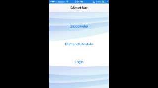 Gsmart Nav Glucometer and Diet Demonstration screenshot 3