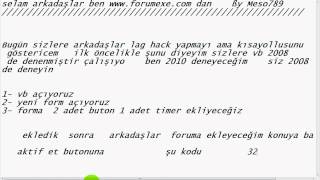 lag hack kısayollu yapımı forumexe.com by meso789