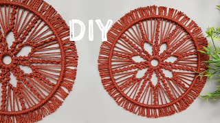 : ATRAPASUE~NOS MACRAME F'ACIL Y R'APIDO | DIY EASY AND MACRAME WALL HANGING
