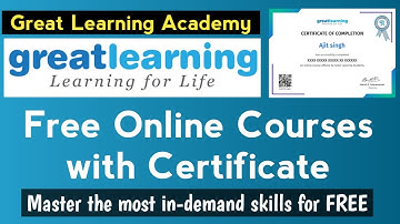 Great Learning Academy Free Courses with Certificate
