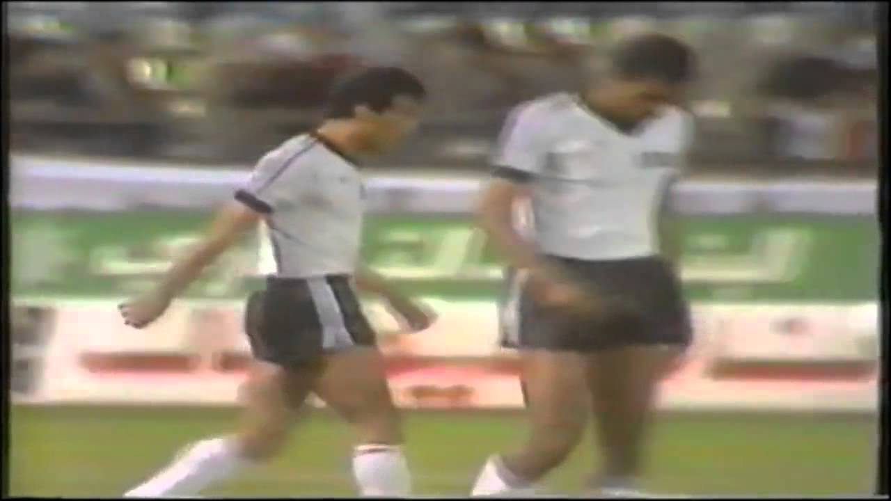مباراة الكويت والعراق  1987  اعتزال اللاعب فتحي كميل