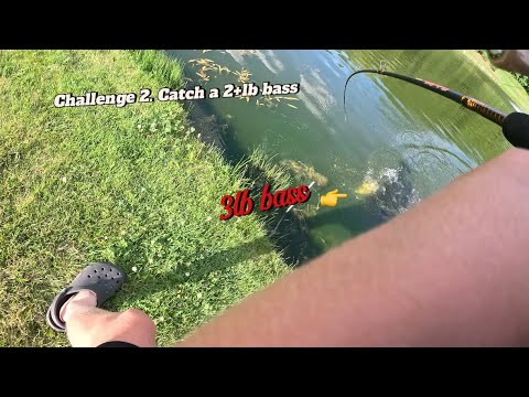 Complete bass fishing challenges or punishment 😡