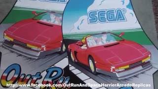 Building my own OUTRUN arcade reproduction MAME upright with Logitech G25 Steering Wheel