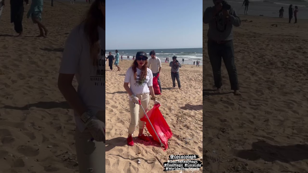Azika Daniel on the beach doing good work 👌👍(1)