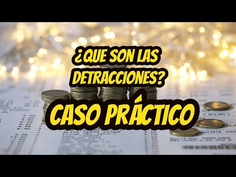 Video: ¿Cuál es la definición de detracciones?