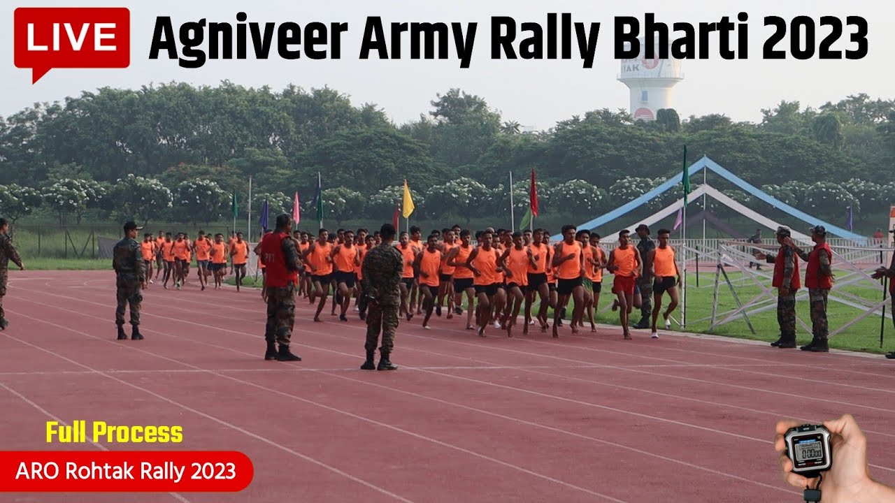 Army Rally Bharti 2023 Agniveer Army Physical Test ARO Rohtak